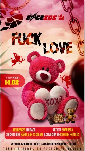 FLYER HISTORIA - FUCK LOVE